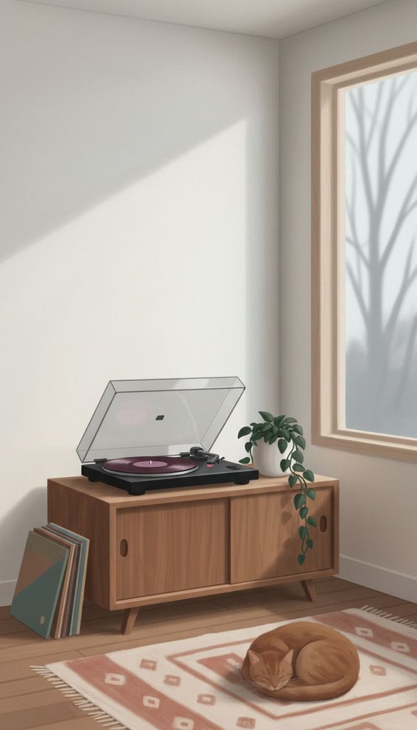 Winter Morning Vinyl Corner