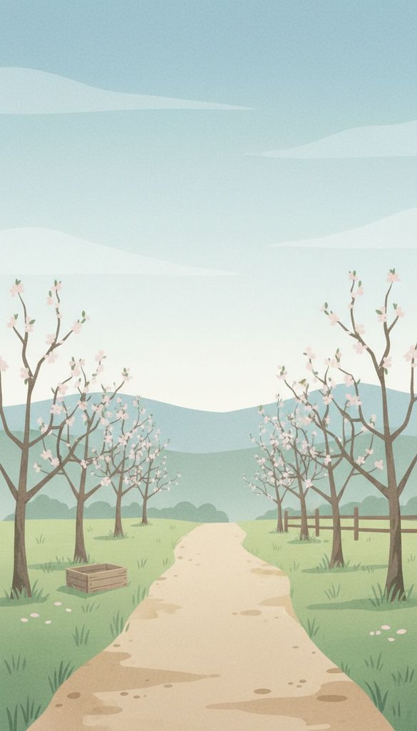 Early Spring Orchard Path