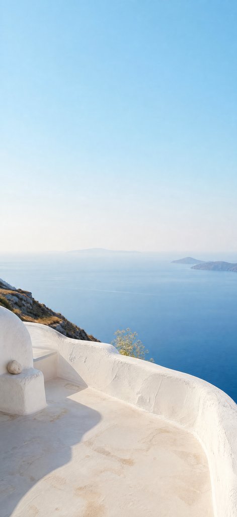 Limewashed Aegean Belvedere