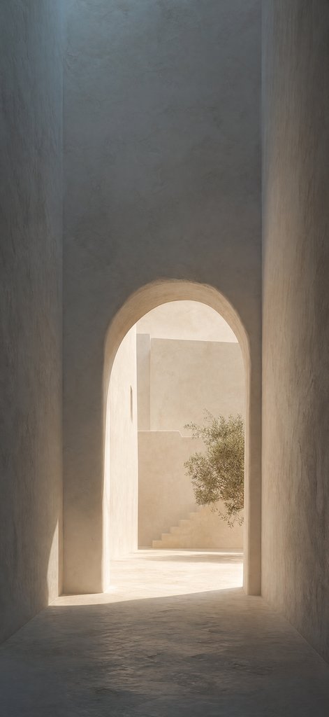 Threshold Atrium Dawn