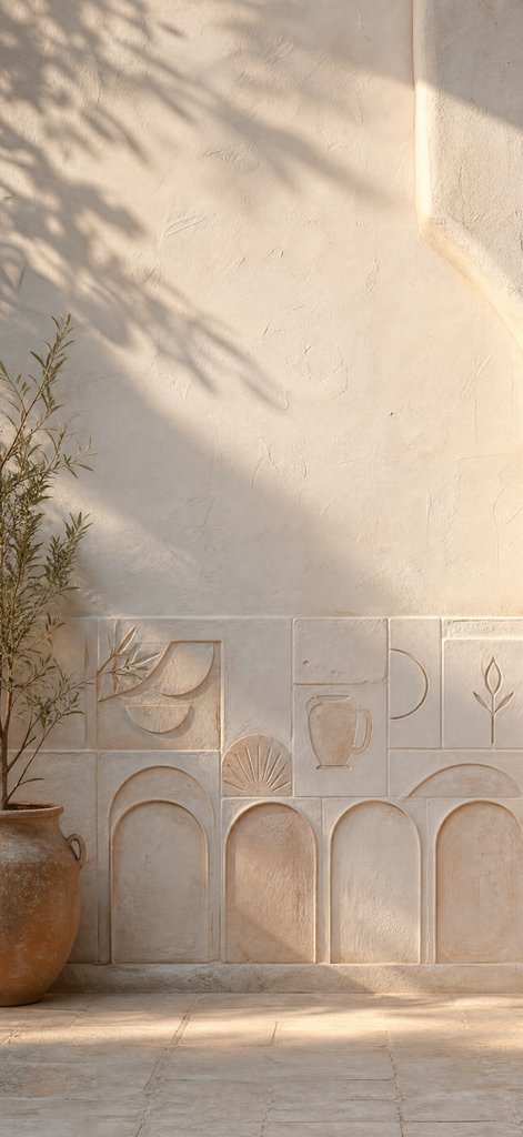 Ceramic Courtyard Light