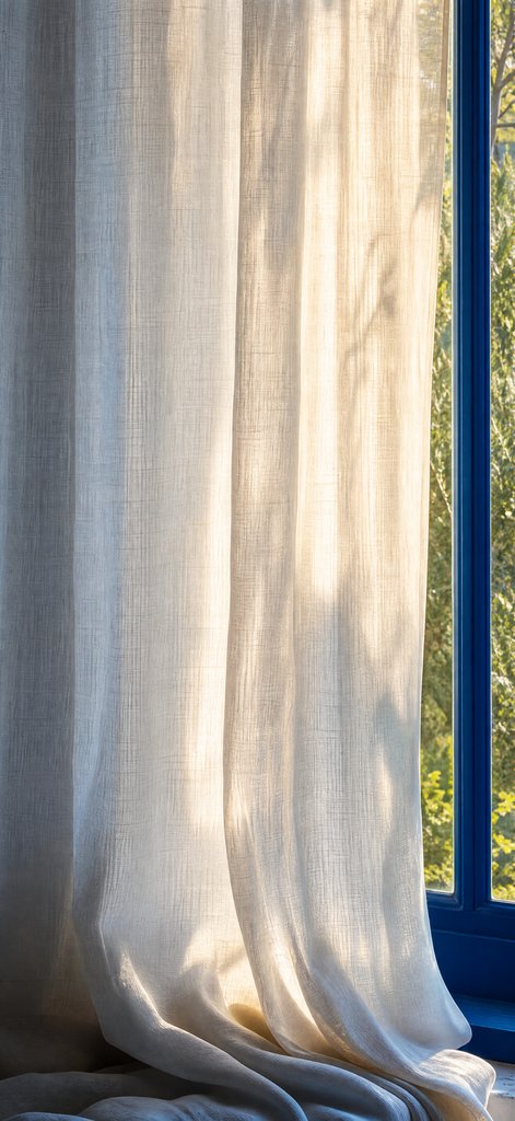 Cobalt Window Veil
