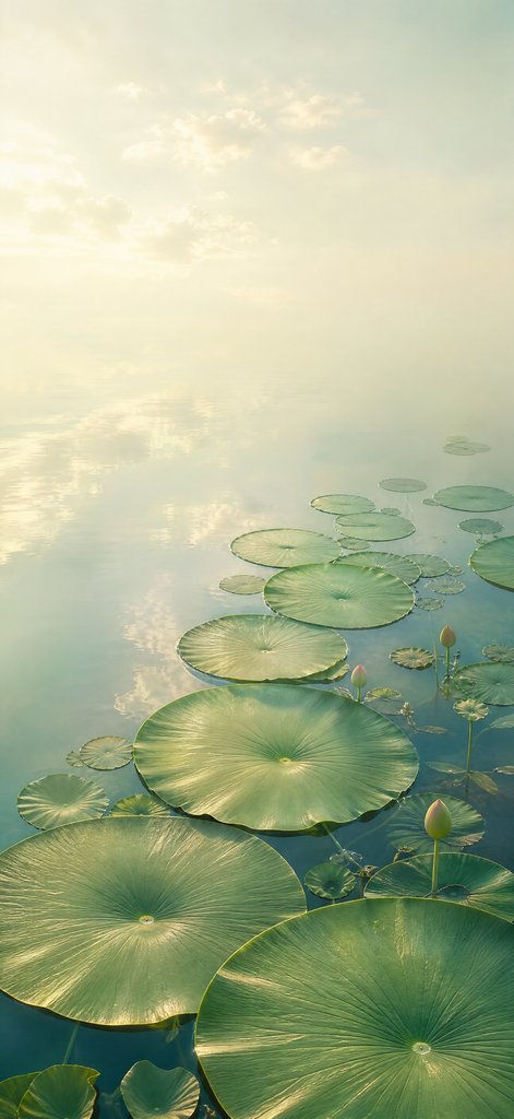 Lotus Phyllotaxis Calm