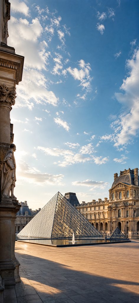 Louvre Glass Geometry