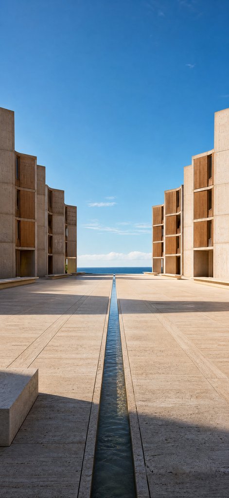Salk Courtyard to the Pacific