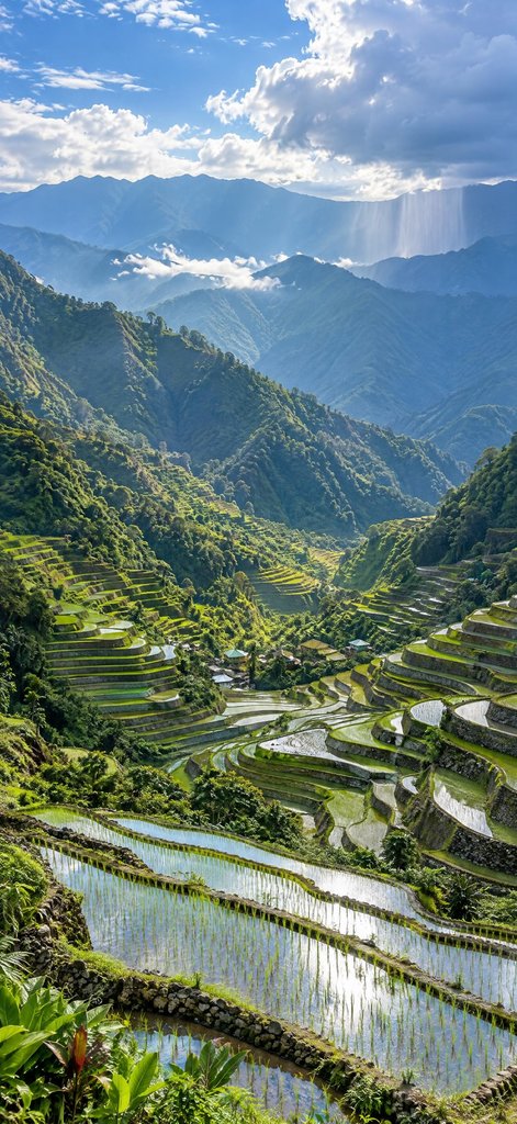 Batad Sun Shower