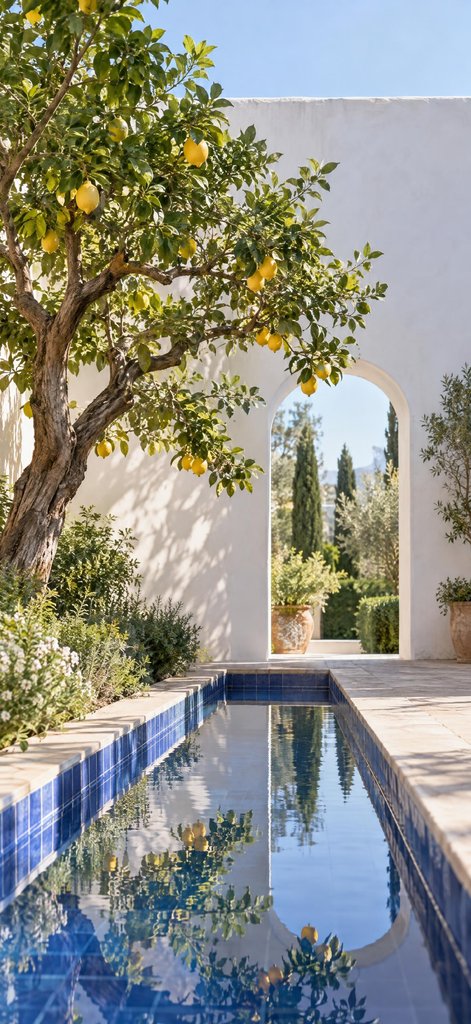 Lemon Courtyard Reflection
