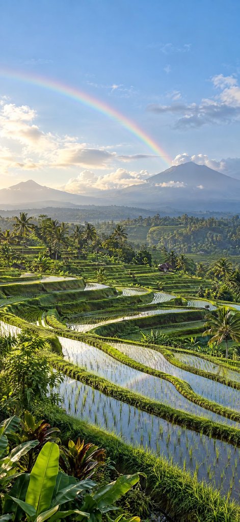 Rainbow over Jatiluwih