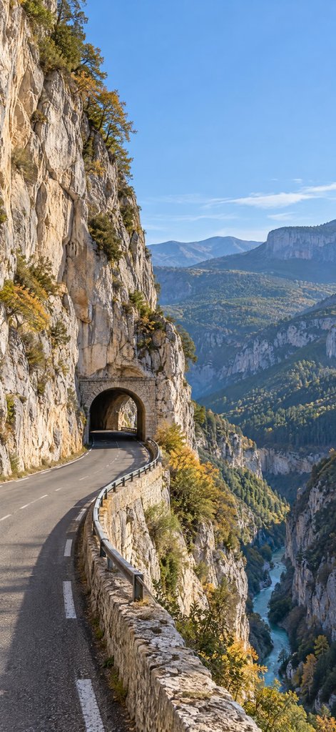 Verdon Tunnel Approach