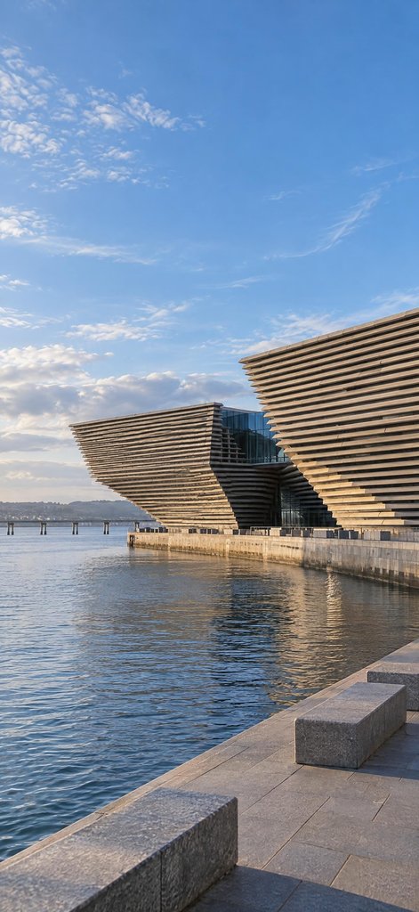 V&A Dundee by the Tay