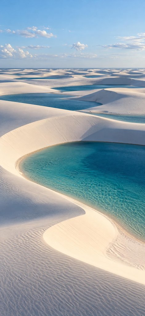 Turquoise Among the Dunes